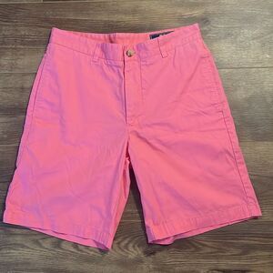 Vineyard Vines Mens Size 30 Pink Breaker Shorts 9” Casual Bermuda 100% Cotton